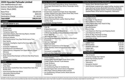 2020 Hyundai Palisade Limited