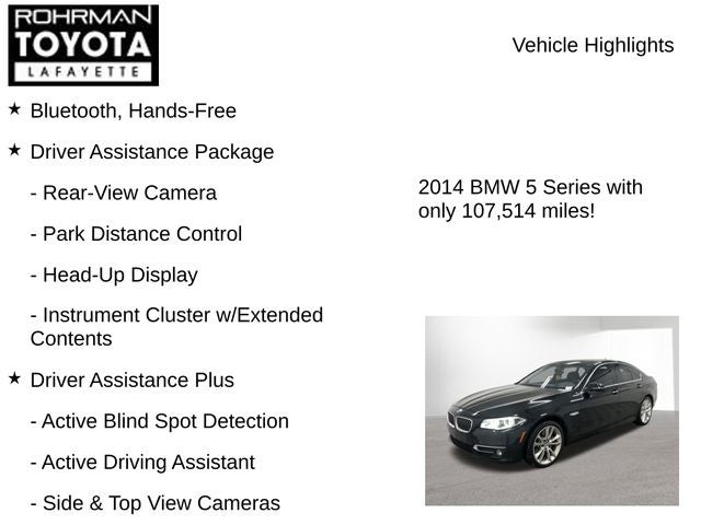 2014 BMW 535i 535i xDrive