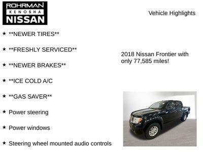 2018 Nissan Frontier SV
