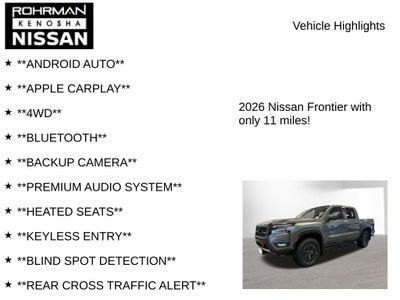 2026 Nissan Frontier PRO-4X