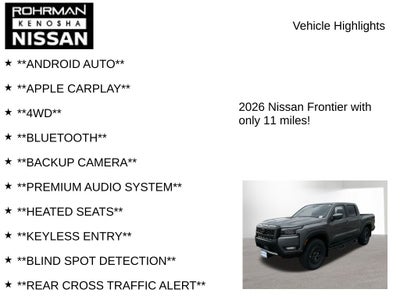 2026 Nissan Frontier PRO-4X Convenience Package