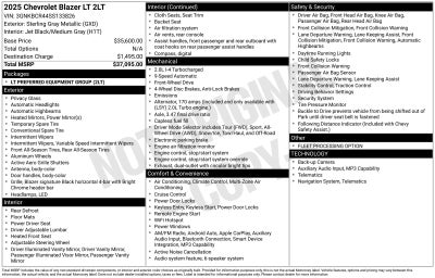 2025 Chevrolet Blazer LT