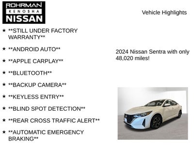 2024 Nissan Sentra SV