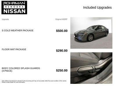 2026 Nissan Sentra S Cold Weather Package