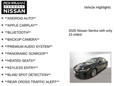 2026 Nissan Sentra SL