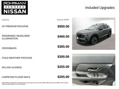 2026 Nissan Kicks SV AWD Premium Package