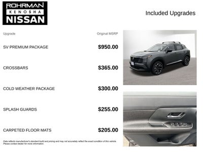 2026 Nissan Kicks SV AWD Premium Package