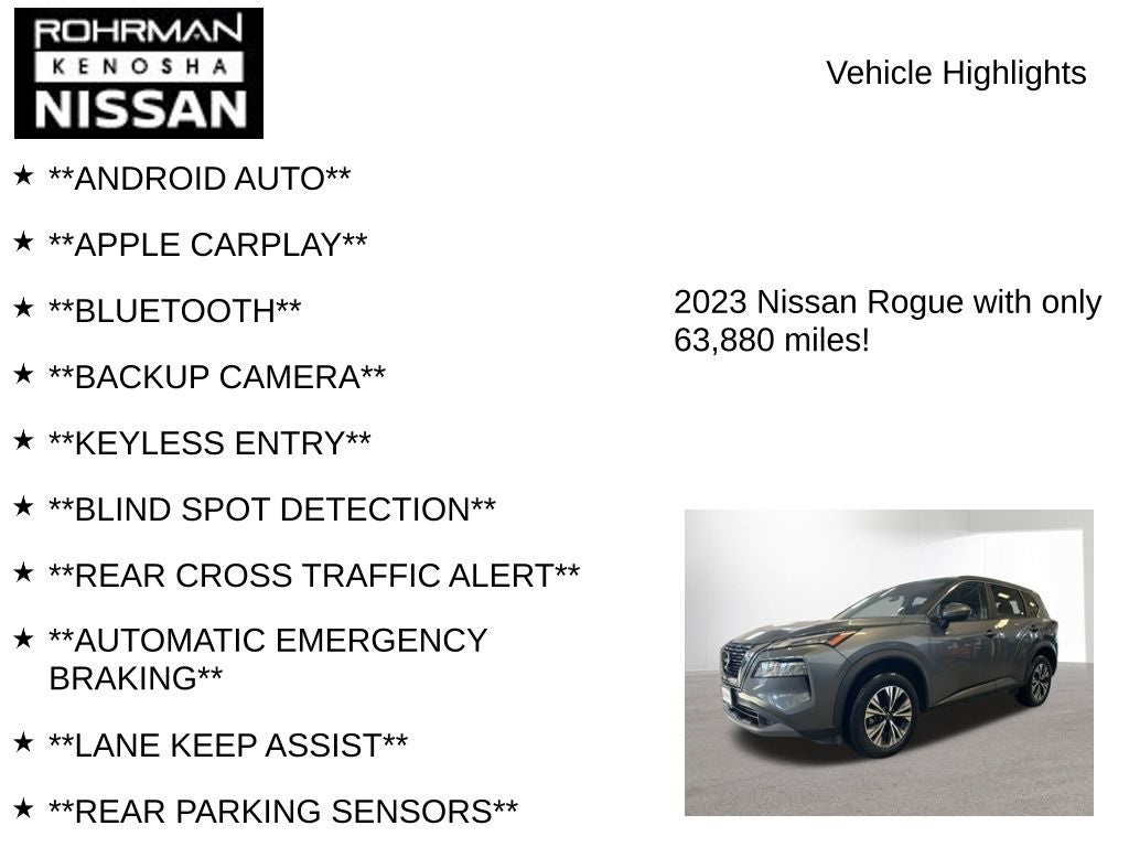 2023 Nissan Rogue SV
