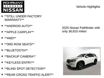2025 Nissan Pathfinder SV