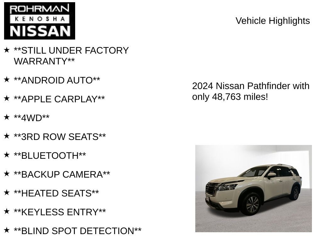 2024 Nissan Pathfinder SL