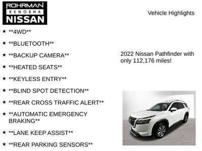2022 Nissan Pathfinder SL 4WD