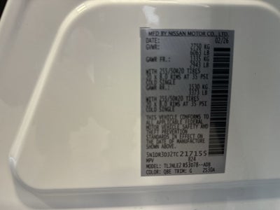 2026 Nissan Pathfinder Platinum