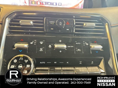 2026 Nissan Armada PRO-4X Captain's Chair Seat Package