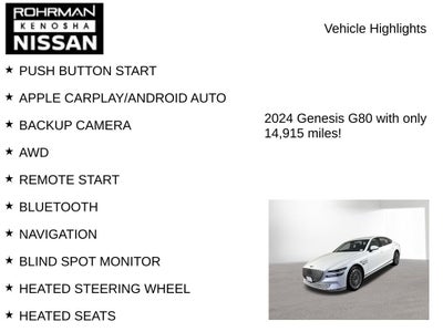 2024 Genesis Electrified G80 Advanced