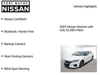 2023 Nissan Maxima SV