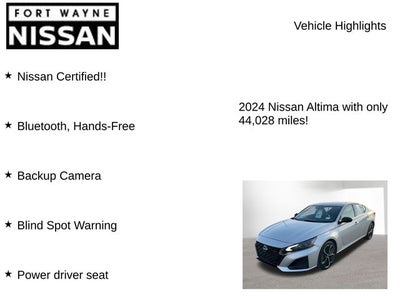 2024 Nissan Altima 2.5 SR