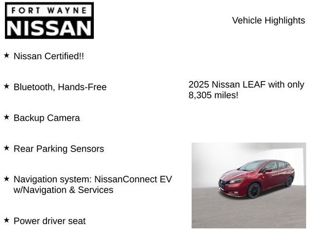 2025 Nissan Leaf SV Plus