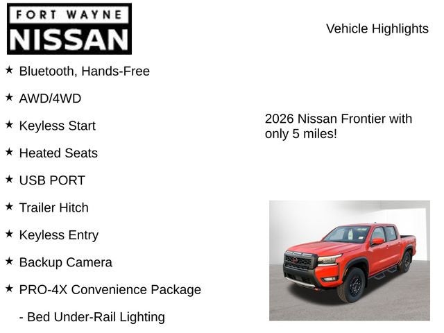 2026 Nissan Frontier PRO-4X