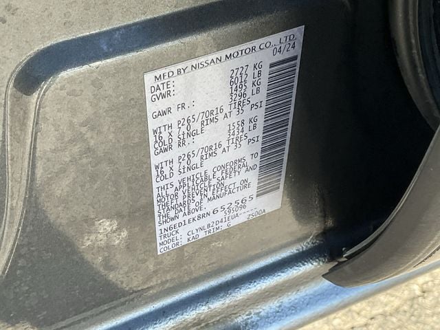 2024 Nissan Frontier SV