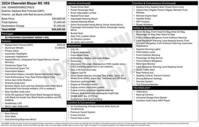 2024 Chevrolet Blazer RS