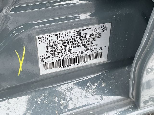 2026 Nissan Sentra SR