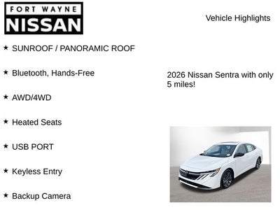 2026 Nissan Sentra SL