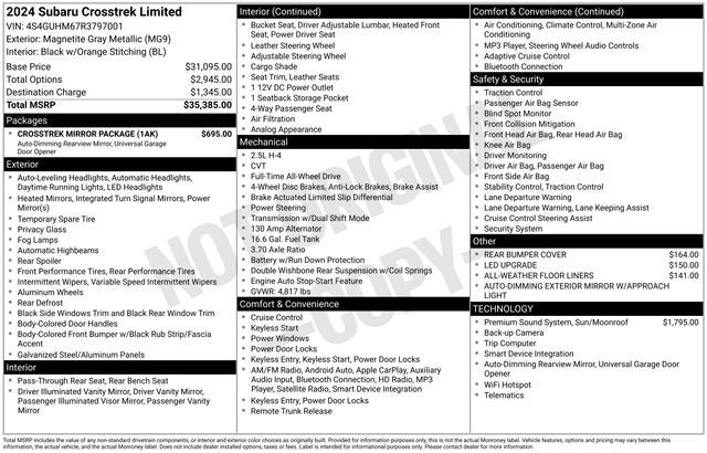 2024 Subaru Crosstrek Limited