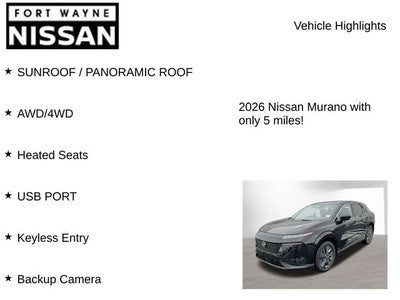 2026 Nissan Murano SL