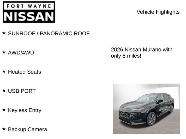 2026 Nissan Murano SL
