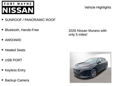 2026 Nissan Murano SL