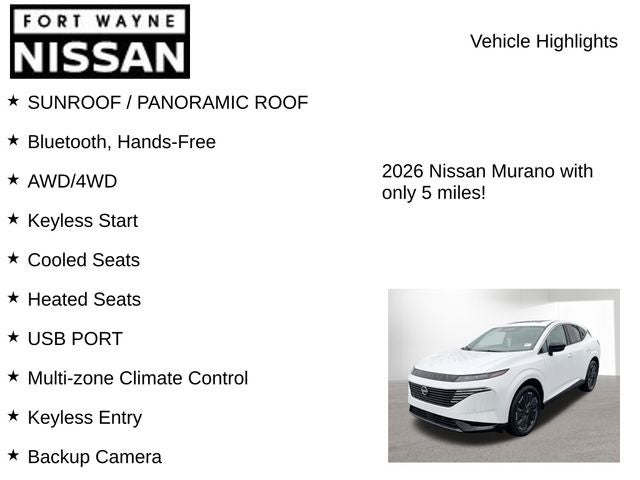 2026 Nissan Murano Platinum