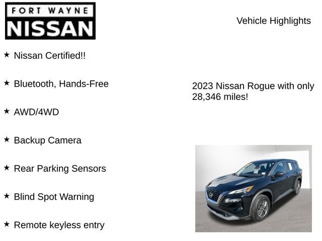 2023 Nissan Rogue S