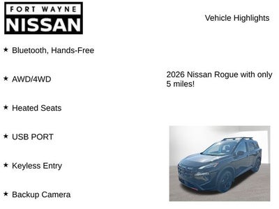 2026 Nissan Rogue Rock Creek