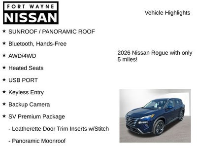 2026 Nissan Rogue SV