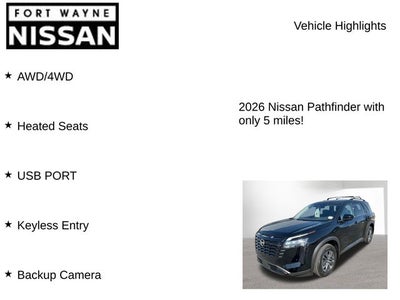 2026 Nissan Pathfinder SV