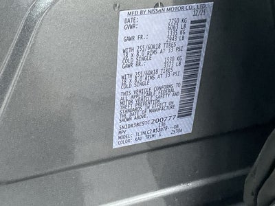 2026 Nissan Pathfinder SV