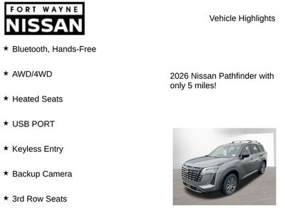 2026 Nissan Pathfinder SV