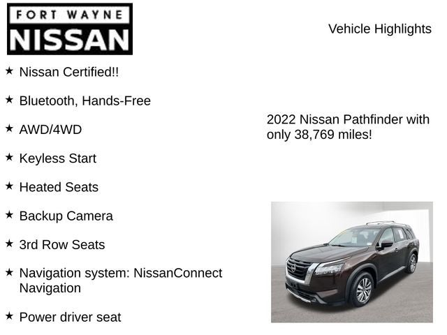 2022 Nissan Pathfinder SL