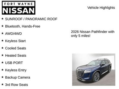 2026 Nissan Pathfinder Platinum
