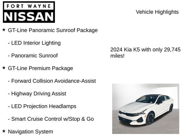 2024 Kia K5 GT-Line
