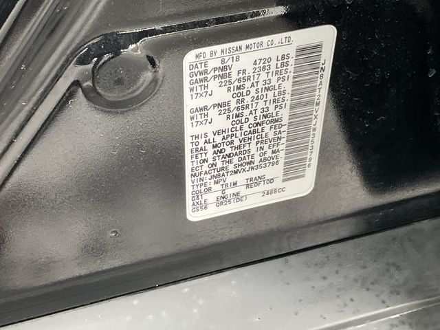 2018 Nissan Rogue SV