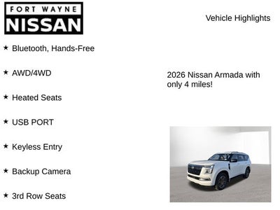 2026 Nissan Armada SL