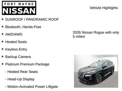 2026 Nissan Rogue Platinum