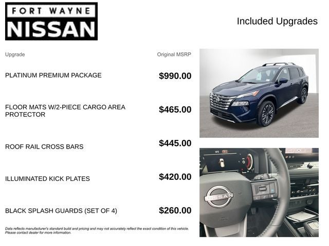 2026 Nissan Rogue Platinum