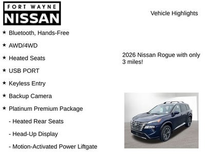 2026 Nissan Rogue Platinum