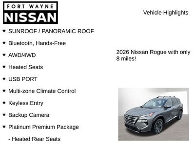 2026 Nissan Rogue Platinum