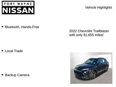 2022 Chevrolet TrailBlazer RS