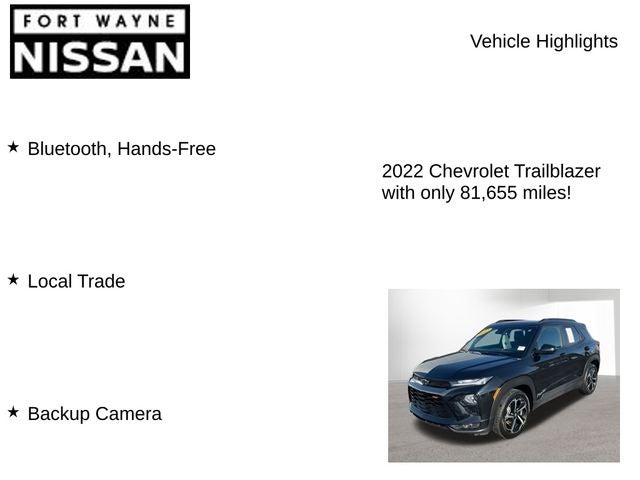 2022 Chevrolet TrailBlazer RS