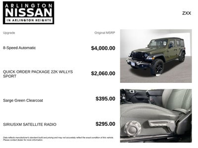 2022 Jeep Wrangler Unlimited Willys