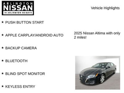 2025 Nissan Altima 2.5 S